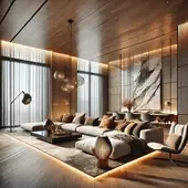 minimalist living and dining room design near me